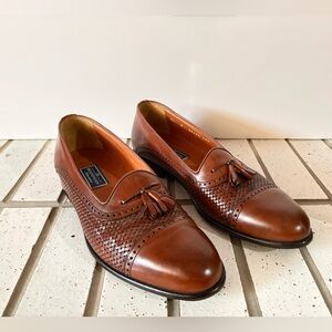 Bostonian Florentine Italian leather tassel loafers